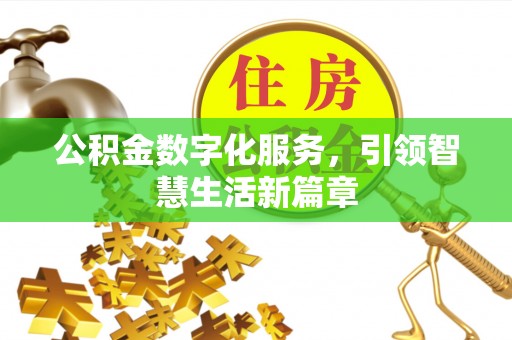 炉霍公积金数字化服务，引领智慧生活新篇章