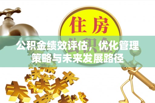 炉霍公积金绩效评估，优化管理策略与未来发展路径